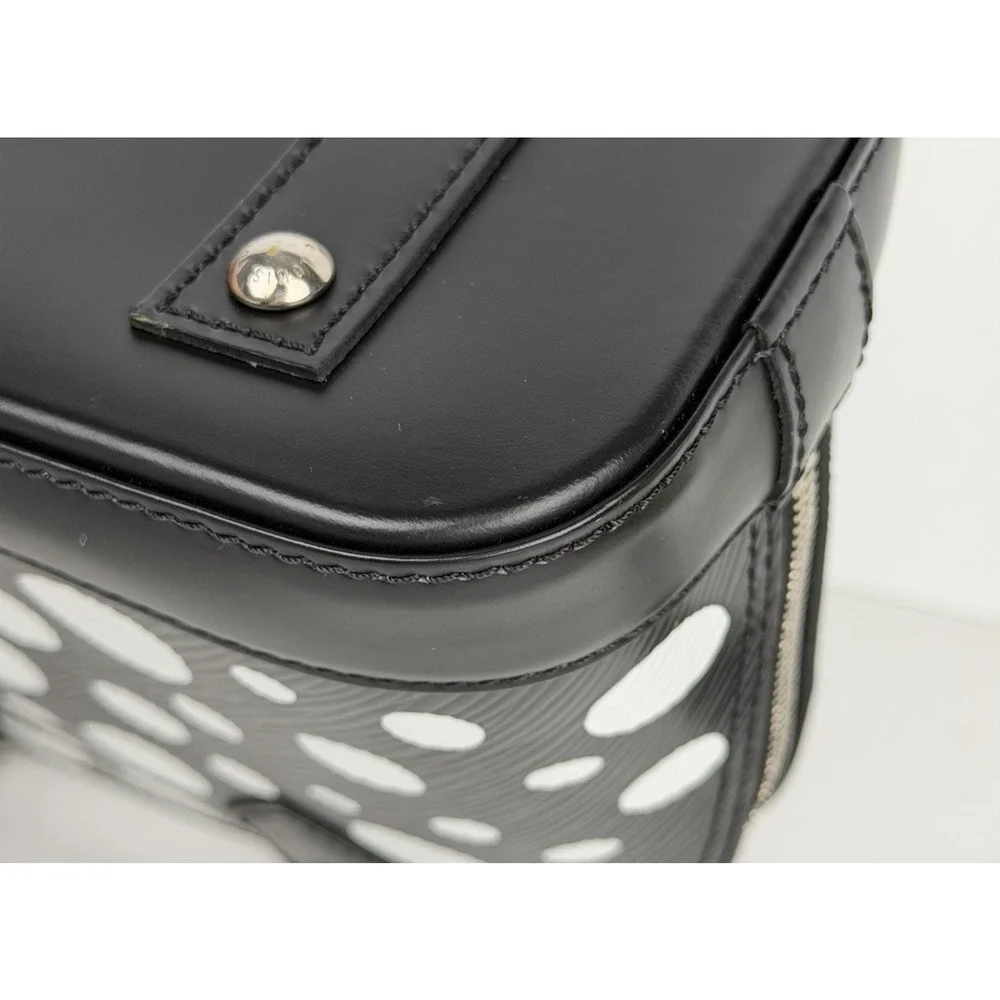 Louis Vuitton x Yayoi Kusama Alma BB Handbag in Black Epi Leather NFC B9 - Picture 6 of 16